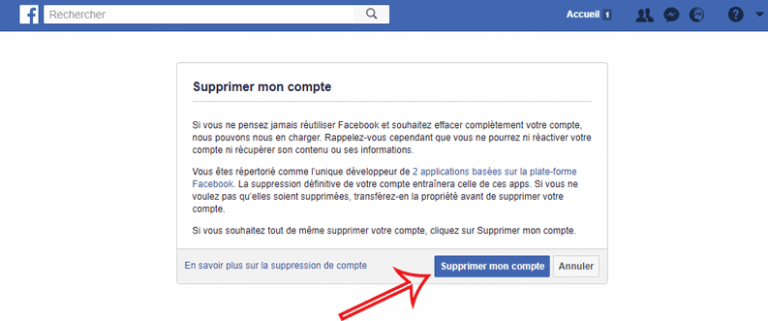 comment faire pour se désinscrire de facebook