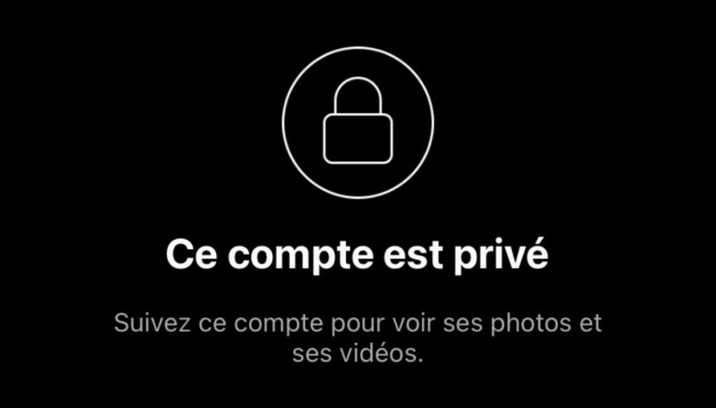 comment avoir acces a un compte privé insta